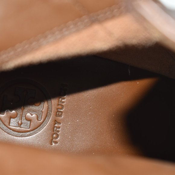 Tory Burch Sophia Wedge Heel Bootie Brown Size 11 - Picture 10 of 10